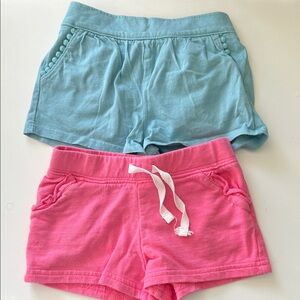 Kids Blue and Pink Shorts Set